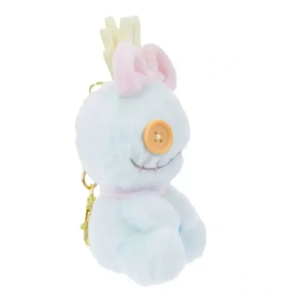 Japan Disney Store Scrump Plush Toy Keychain Stitch PASTEL Lilo & Stitch - NEW - Picture 5 of 6
